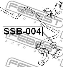 Tuleja stabil tyl SSB004 FEBEST