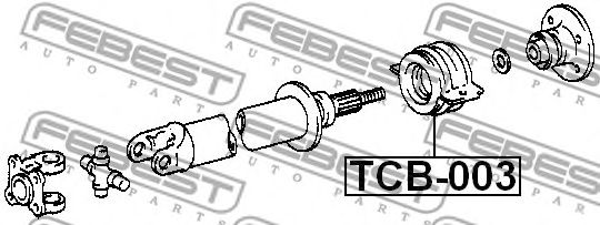 Подшипник подвесной TCB003 FEBEST
