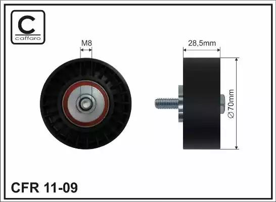 Rolka paska micro-v 70x8x285 1109 CAFFARO