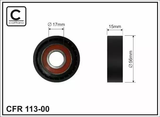 Rolka paska micro-v 55x17x15 11300 CAFFARO