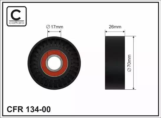 Rolka paska micro-v 70x17x26 13400 CAFFARO