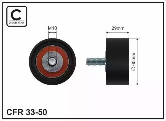 Rolka paska rozrzadu  60x10x29 3350 CAFFARO
