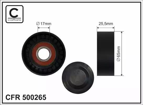 Rolka paska micro-v 65x17x255 500265 CAFFARO