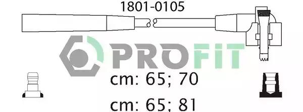 Комплект кабелів високовольтних 18010105 PROFIT