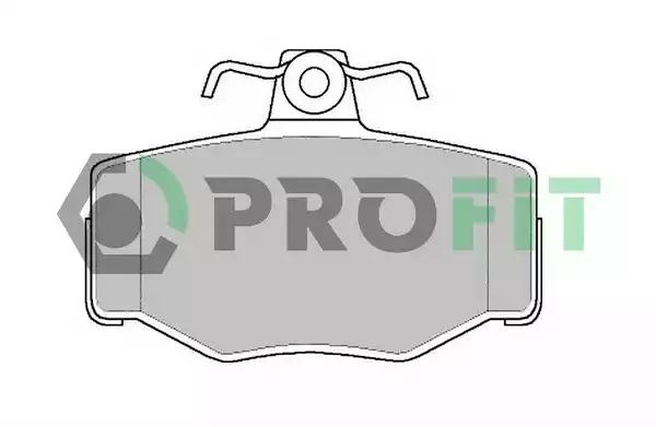 Колодки гальмівні дискові 50000707 PROFIT