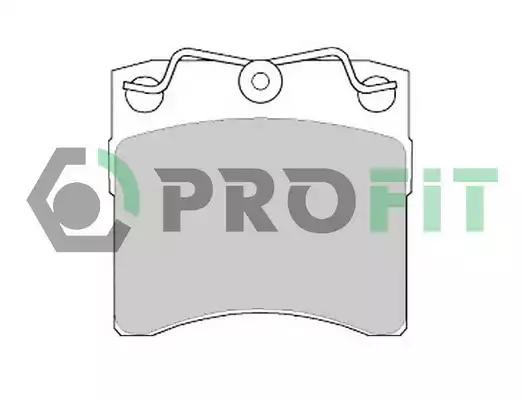 Колодки гальмівні дискові 50000722 PROFIT