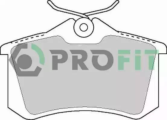 Колодки гальмівні дискові 50001083 PROFIT