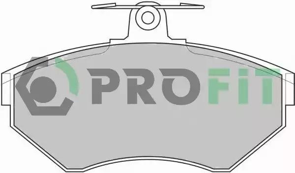 Колодки гальмівні дискові 50001289 PROFIT