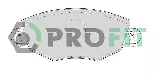 Колодки гальмівні дискові 50001425 PROFIT