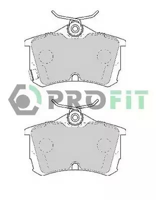 Колодки гальмівні дискові 50001506 PROFIT
