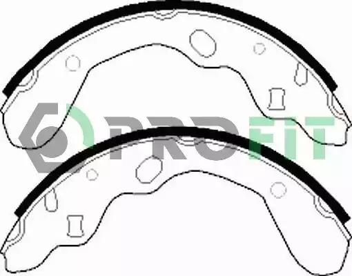 Колодки гальмівні барабанні 50010540 PROFIT