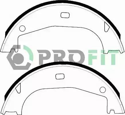 Комплект гальмівних колодок 50010546 PROFIT