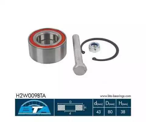 Комплект підшипника колеса H2W009BTA BTA