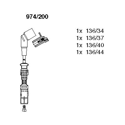 Aк-кт проводiв bremi bmw 3/5 16-19 94-05 974200 BREMI
