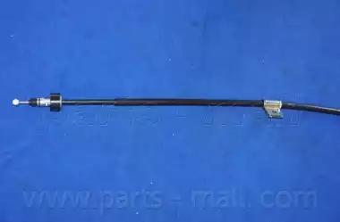 Трос ручного гальма правий. hyundai matrix вир-во parts-mall PTA281 PARTS MALL