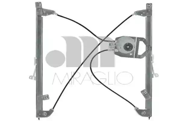 Mechanizm podnoszenia szyby przód renaul t clio iii 05-12 /p/ elektryczny bez silniczka z f komfor 301405 MIRAGLIO