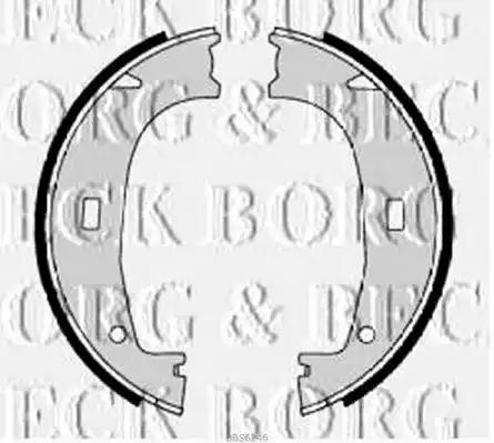 Комплект тормозных колодок стояночная тормозная... BBS6246 BORG & BECK