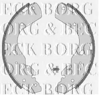 Комплект гальмівних колодок BBS6323 BORG & BECK