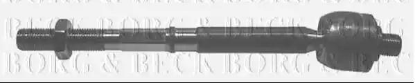 Осьовий шарнір, поперечна кермова тяга BTR5155 BORG & BECK
