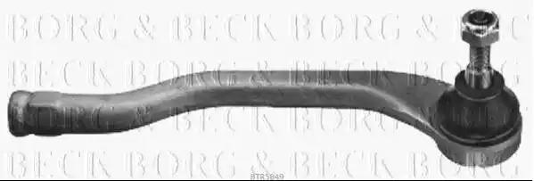Наконечник, поперечна кермова тяга BTR5849 BORG & BECK