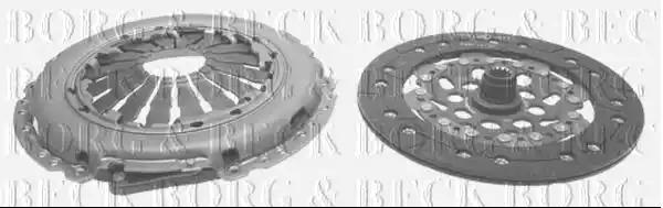 Комплект зчеплення HK2380 BORG & BECK