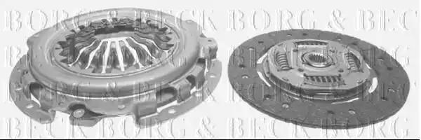 Комплект зчеплення HK7807 BORG & BECK