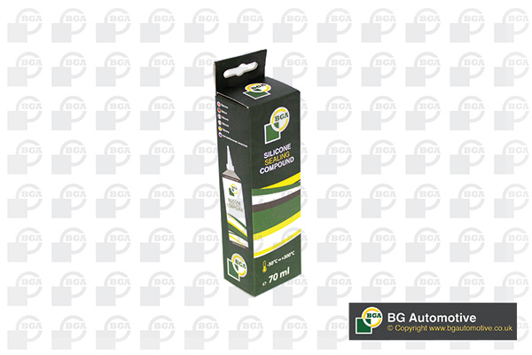 Герметик bgsilc -50c +300c  70 ml. чорний BGSILC BGA