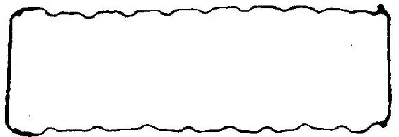 Прокладка піддону картера гумова OP1358 BGA