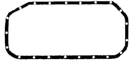 Прокладка піддону картера гумова OP3372 BGA