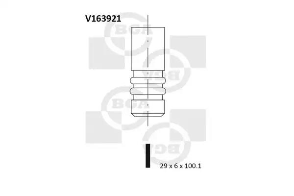 Клапан двигуна V163921 BGA