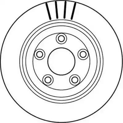 Гальмівний диск 562146JC BENDIX JURID
