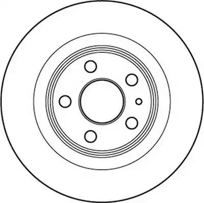 Гальмівний диск 562246JC BENDIX JURID
