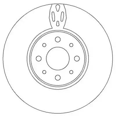 Гальмівний диск 562295JC BENDIX JURID