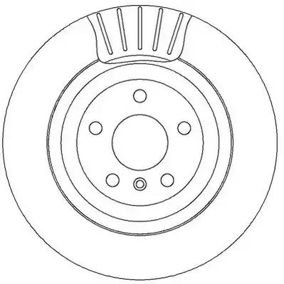 Диск гальмівний 562326JC BENDIX