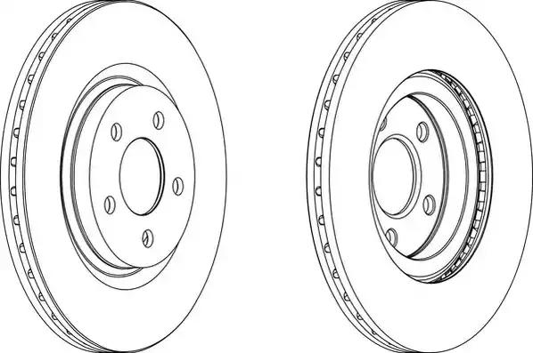 Гальмівний диск 562524JC BENDIX JURID