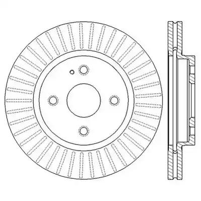 Гальмівний диск передній mazda 2 mx-5 2007- 562564JC BENDIX JURID