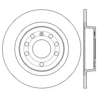 Гальмівний диск 562581JC BENDIX JURID