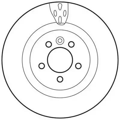 Гальмівний диск 562654JC BENDIX JURID