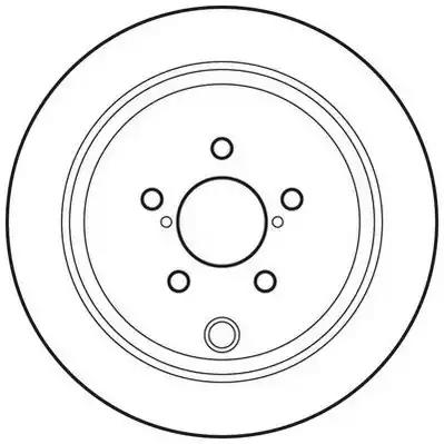 Гальмівний диск 562660JC BENDIX JURID