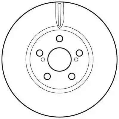 Гальмівний диск 562702JC JURID