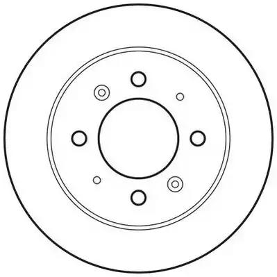 Диск гальмівний 562788JC BENDIX JURID