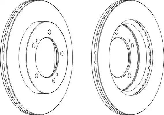 Jurid suzuki диск гальмівний передн.vitara  -98 562906JC BENDIX JURID