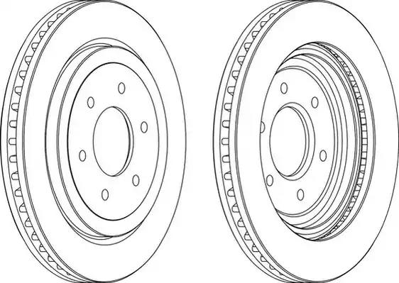 Гальмівний диск 563024JC1 BENDIX JURID