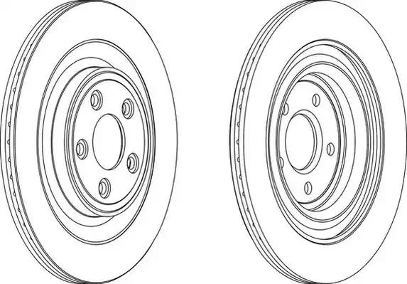 Гальмівний диск 563027JC BENDIX JURID
