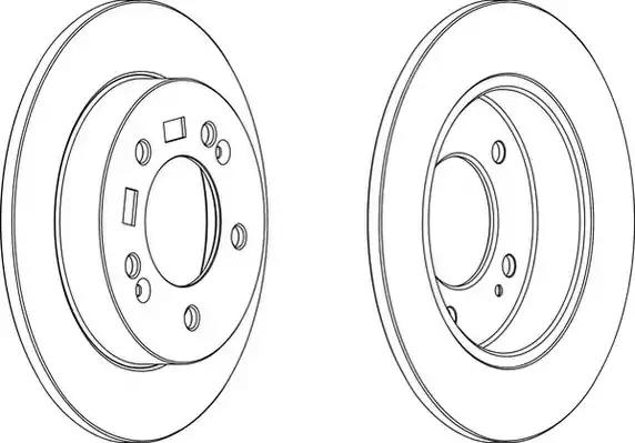 Jurid hyundai диск гальмівний задн.ix20kia venga 10- 563033JC BENDIX JURID