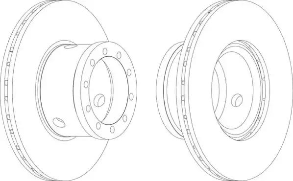 Гальмівний диск 567122J JURID