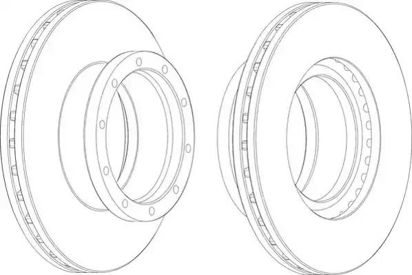 Гальмівний диск 567751J JURID