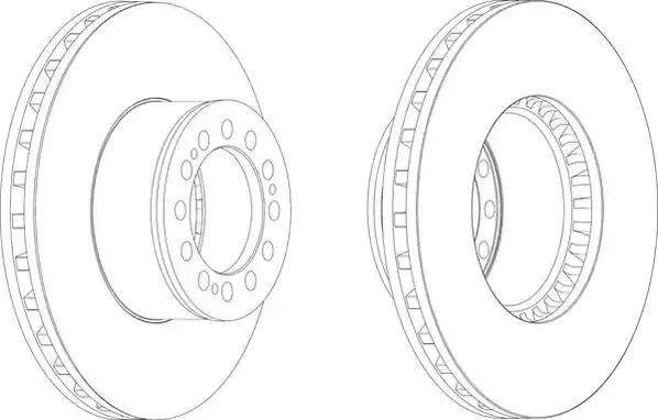 Гальмівний диск 569263J JURID