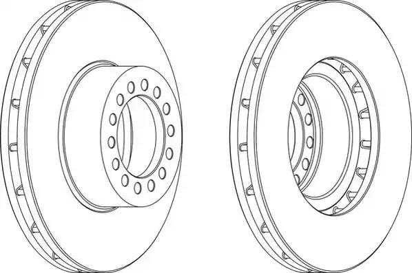 Гальмівний диск 569265J JURID