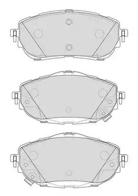 Гальмівні колодки пер. corolla/auris 12- bosch 573440J BENDIX JURID
